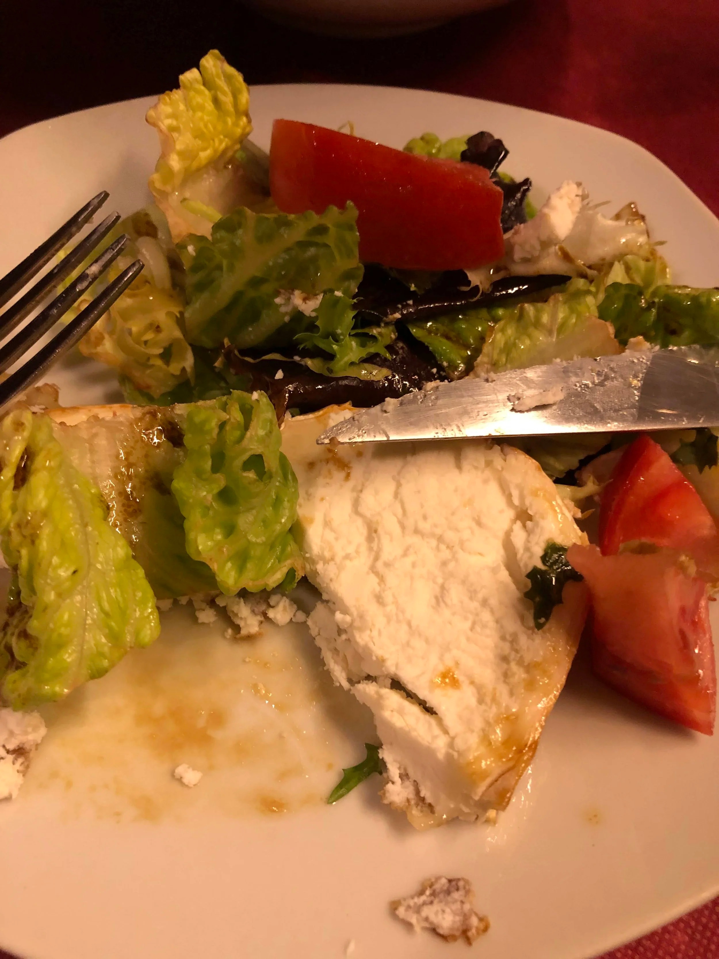 Goat cheese salad from Fazula