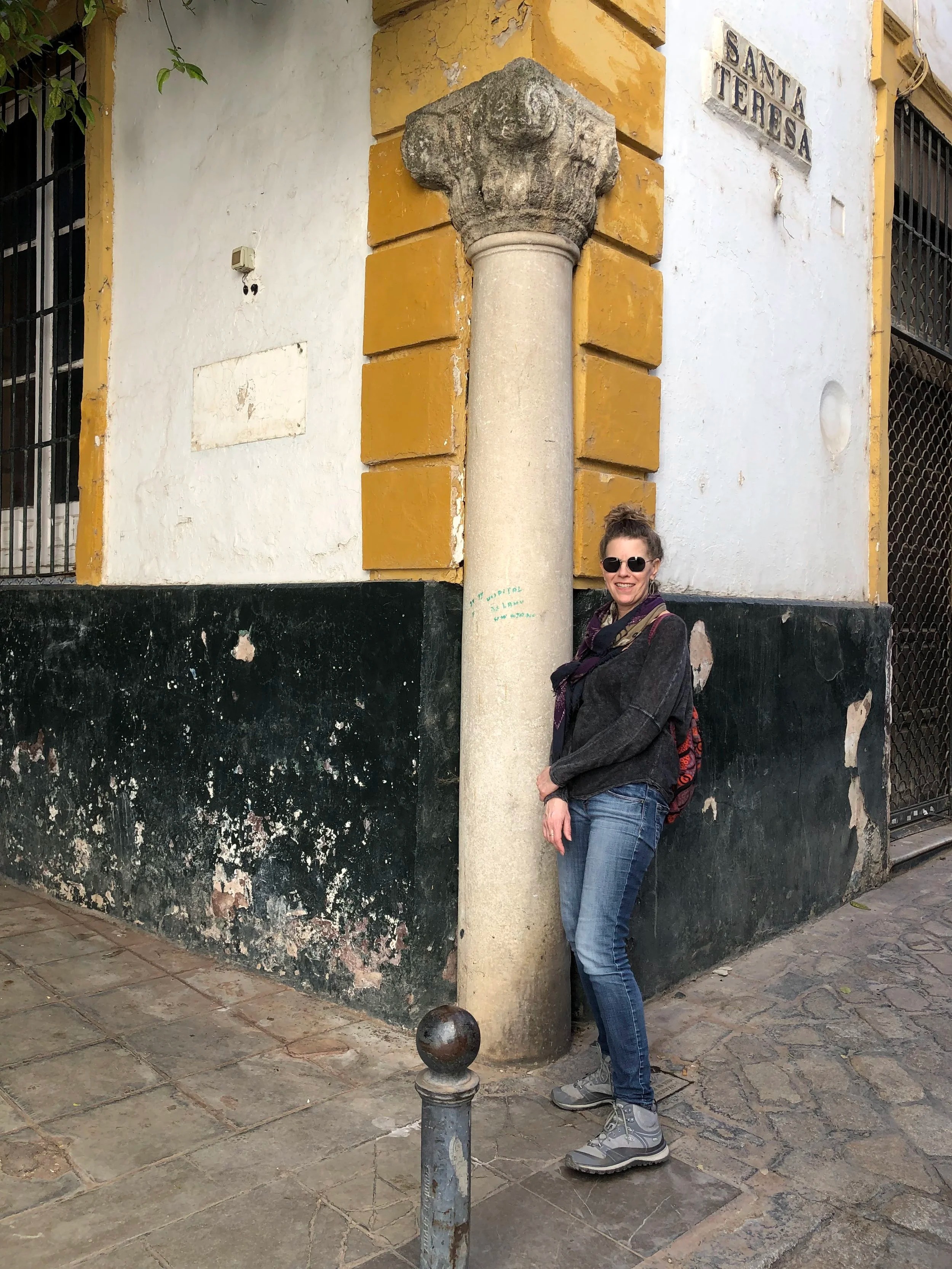 Using existing column in building