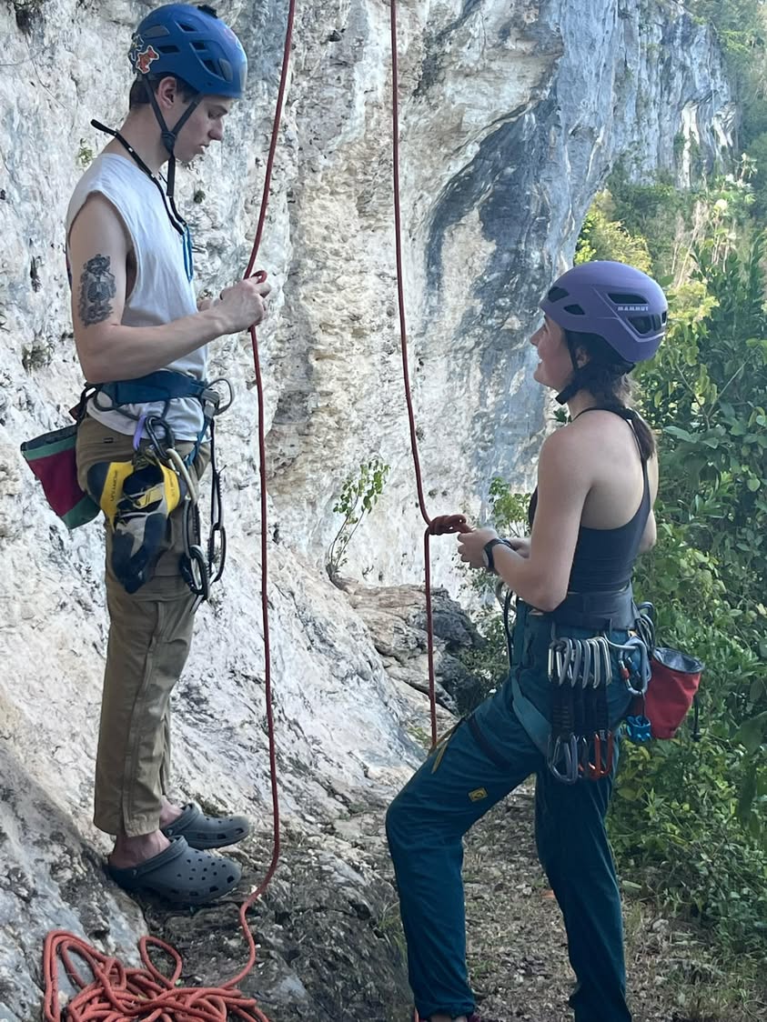 Rock climbing