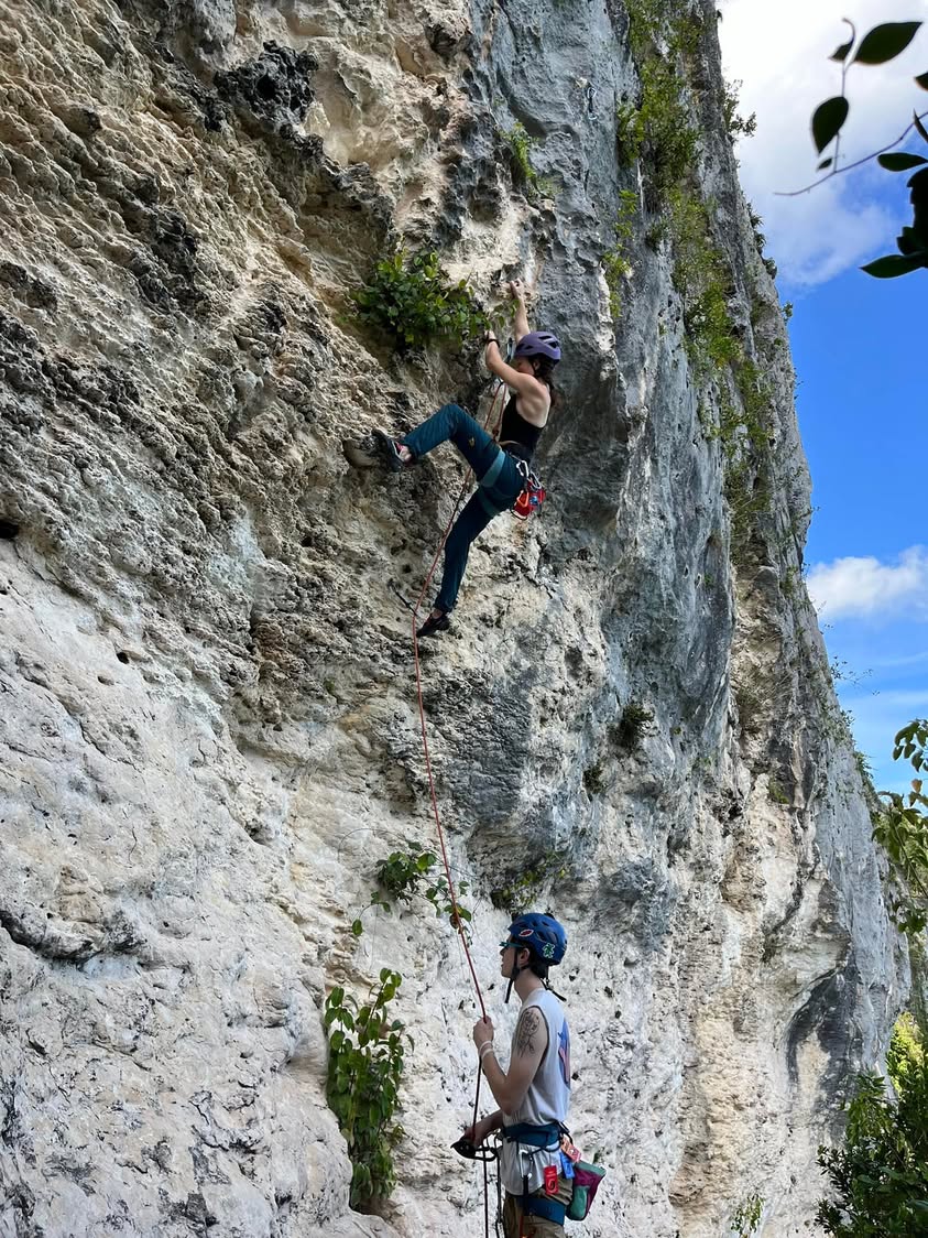 Rock climbing