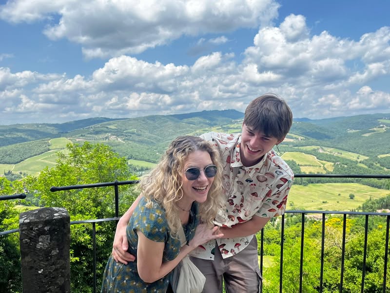 The Tuscan hills