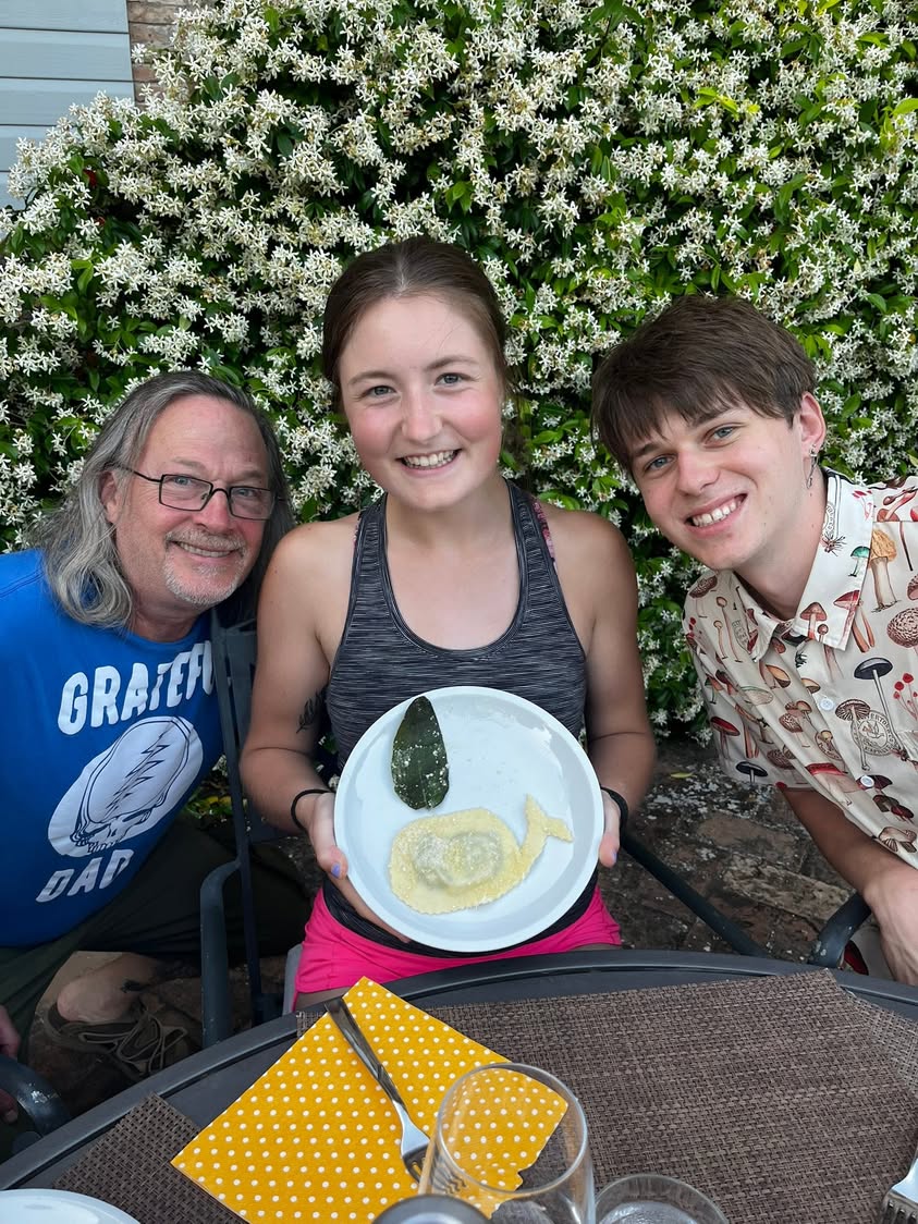 Whale ravioli